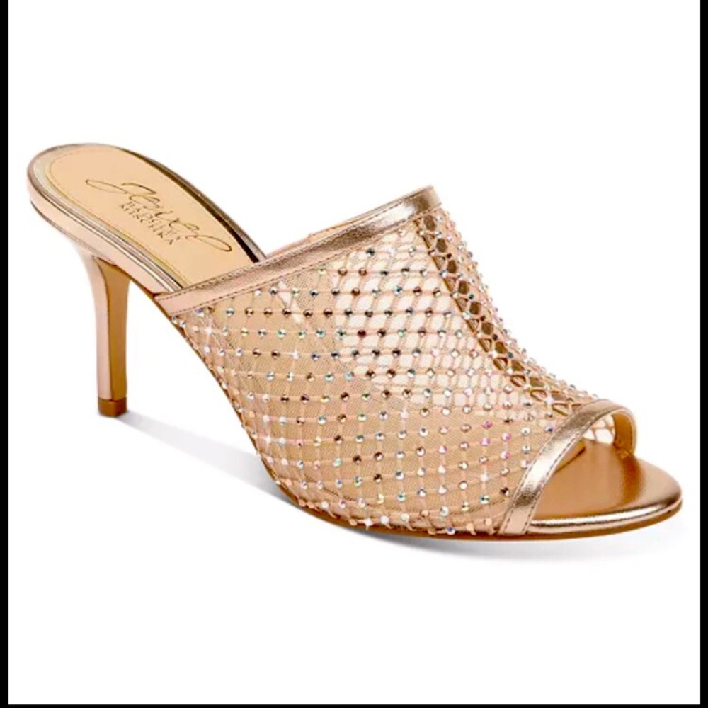Badgley Mischka Rhinestone Slides